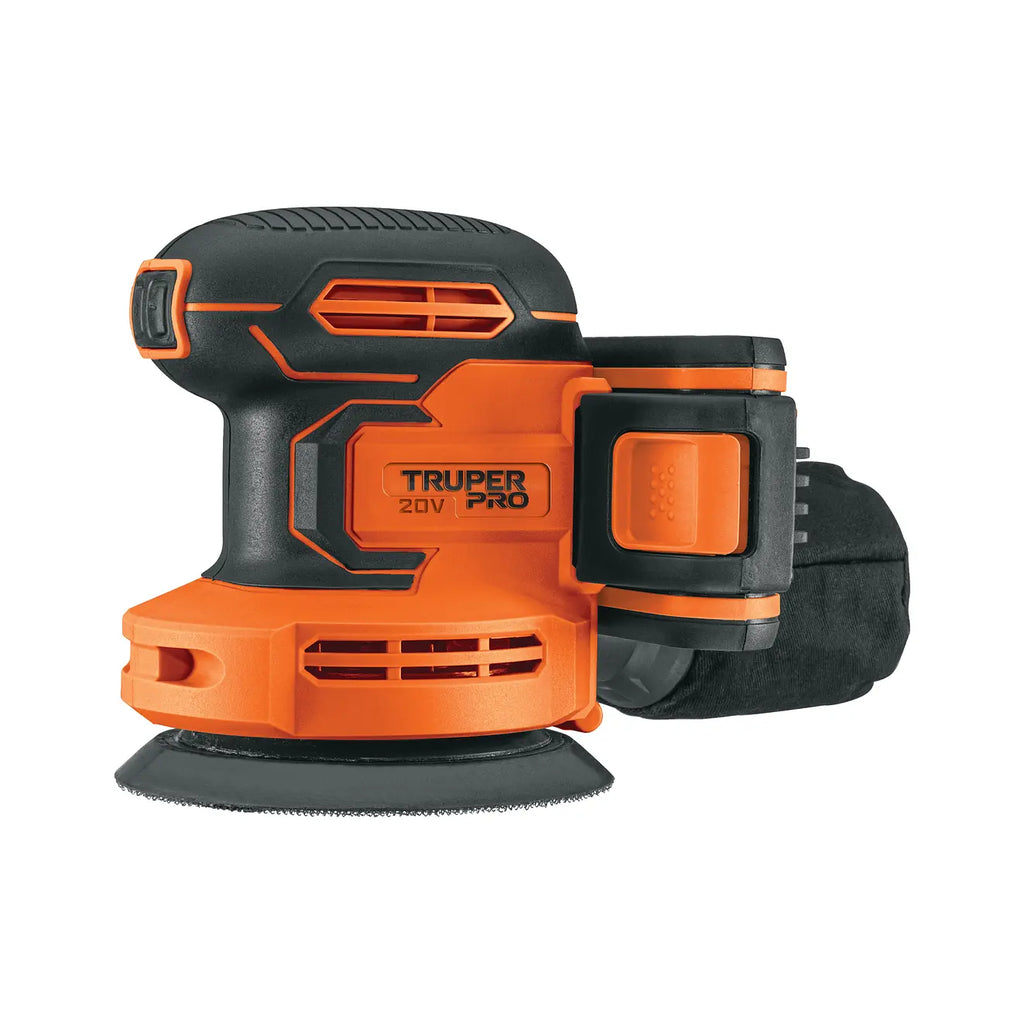 Lijadora roto-orbital Truper 102863, 5", 20V, 1 batería 2Ah, Profesional