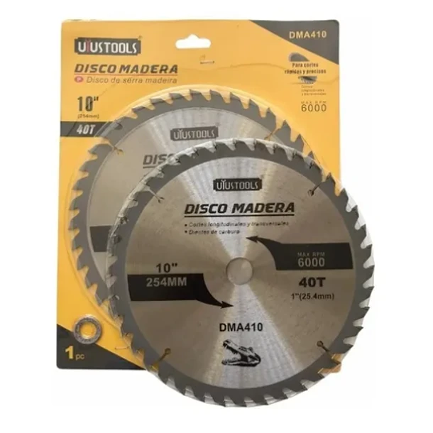 DMA410	DISCO MADERA 10 X 40T UYU