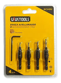 BROCA AVELLANADOR SET 4PCS UYUSTOOLS