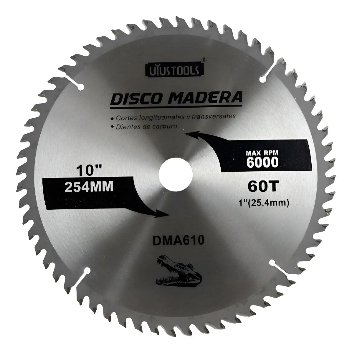 DMA610	DISCO MADERA 10 X 60T