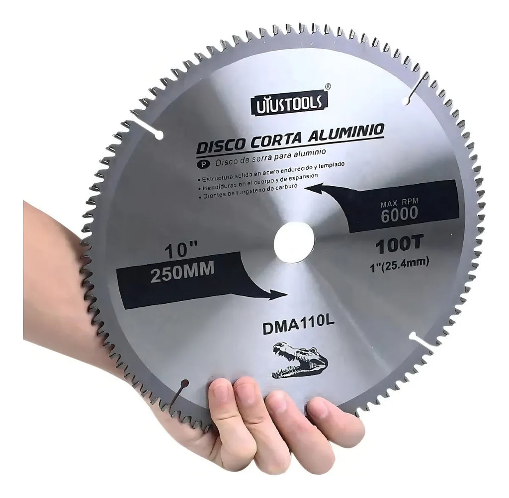 DMA110L	DISCO CORTA ALUMINIO 250 X 100T UYUSTOOLS