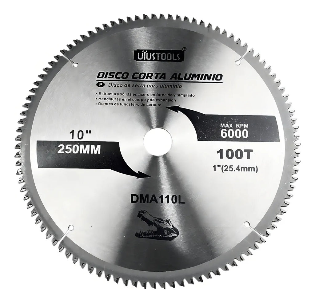 DMA110L	DISCO CORTA ALUMINIO 250 X 100T UYUSTOOLS