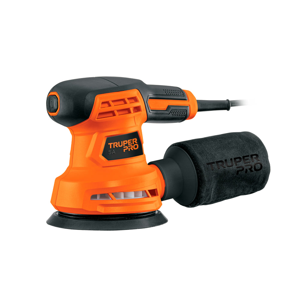 Lijadora roto orbital 5", 260W, TRUPER PRO 103656
