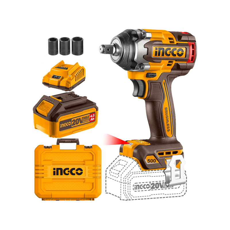 KIT IMPACTO INALÁMBRICO 20V 400NM 1/2 UCIWLI2050