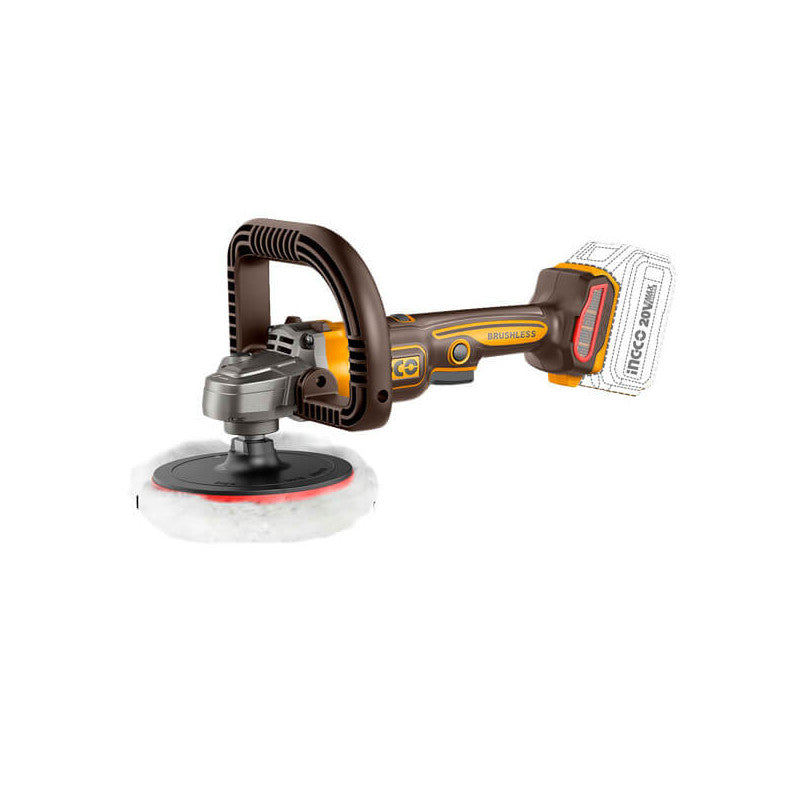 POLICHADORA INALAMBRICA 7" 20V BATERÍA 4AH Y CARGADOR 31355