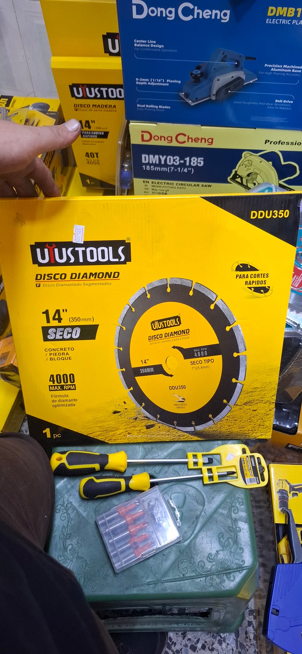 DDU350	DISCO DIAMANTADO PARA CONCRETO SECO 14"