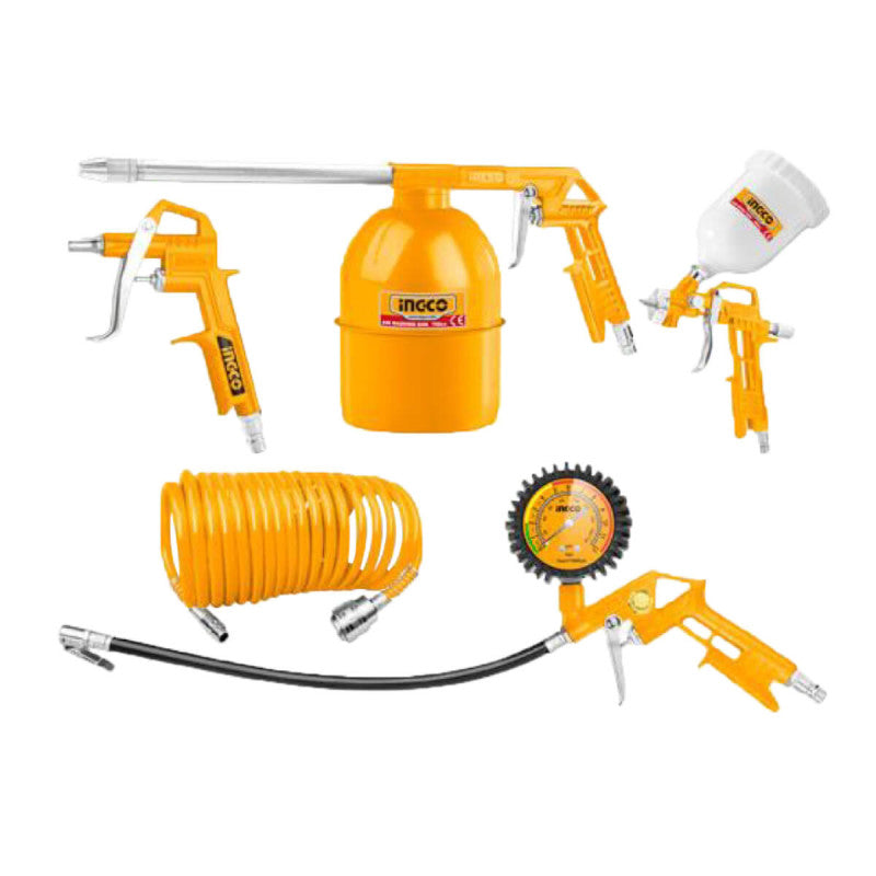 SET 5 HERRAMIENTAS NEUMATICAS COMPRESOR AKT0053-1