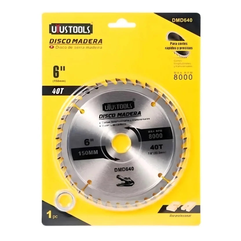 DMD640 DISCO MADERA 6 X 40T   UYUSTOOLS