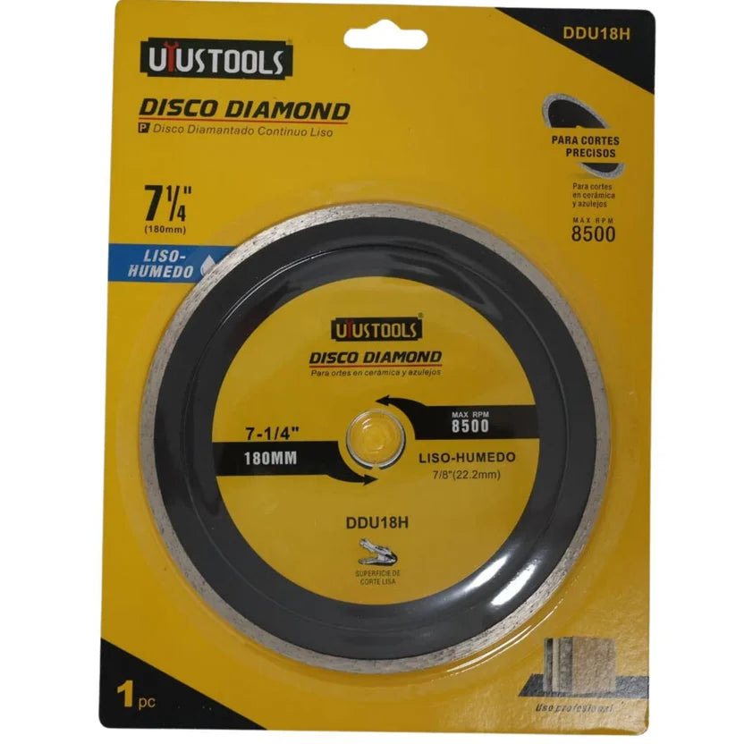 DDU18H	Disco Diamantado Continuo 7 1/4 Pulgadas Uyustools